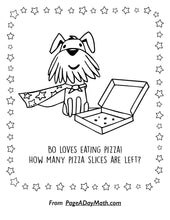 Load image into Gallery viewer, counting coloring pages for kindergarten