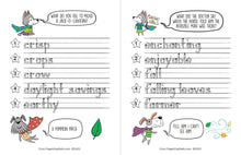 Load image into Gallery viewer, 100 AMAZING AUTUMN Words Print Handwriting Book