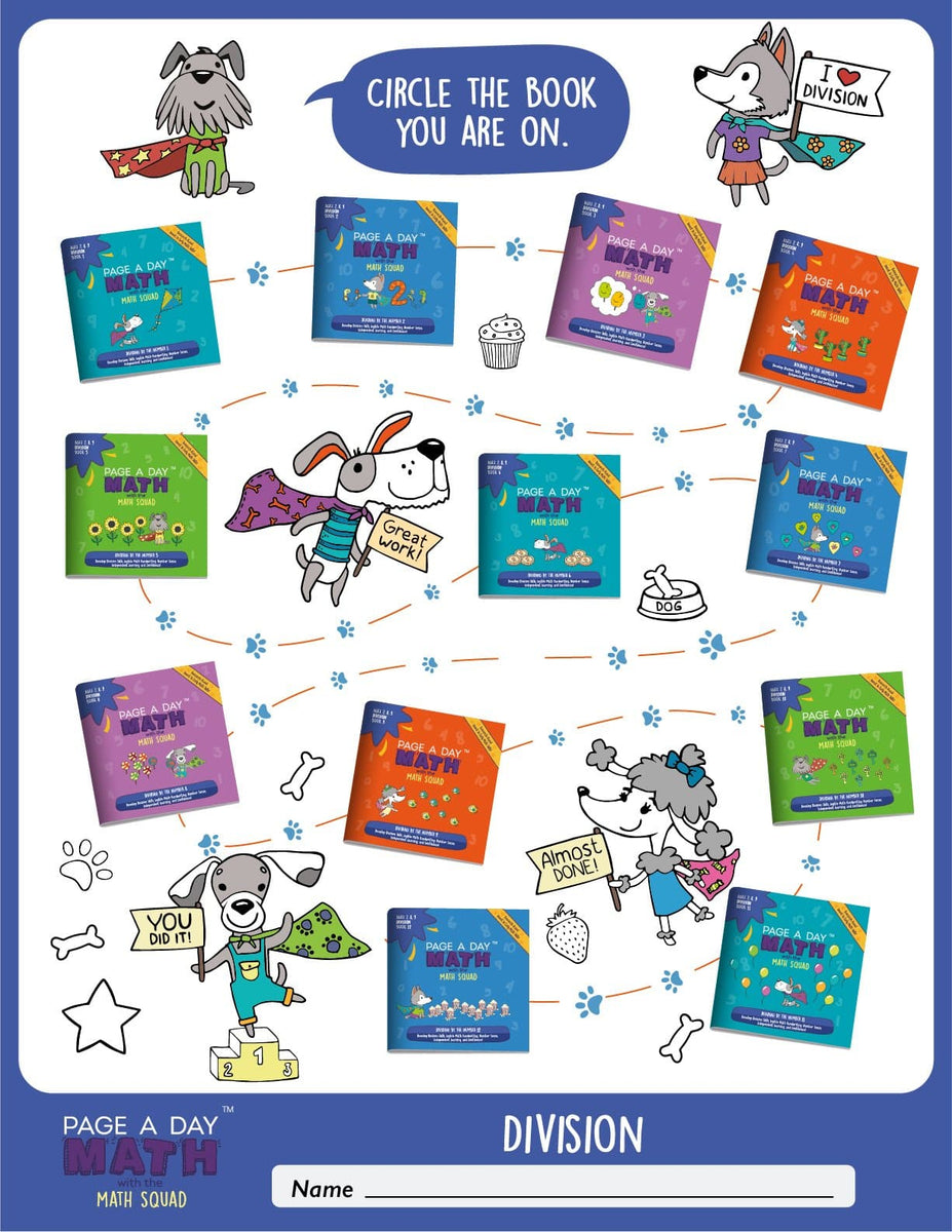 Progress Tracker - DIVISION Kit – Page A Day Math