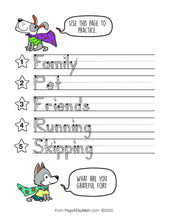 Load image into Gallery viewer, 100 EVERYDAY THINGS to be GRATEFUL FOR Print Handwriting Book