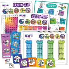 Load image into Gallery viewer, Addition Table, Addition Chart, Addition Activity, Stickers
