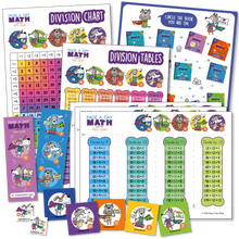 Load image into Gallery viewer, Division Table, Division Chart, Division Activity, Stickers