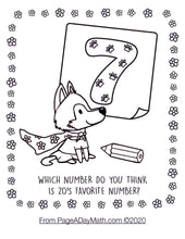 Load image into Gallery viewer, counting coloring pages for preschoolers