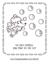Load image into Gallery viewer, counting coloring pages for preschoolers