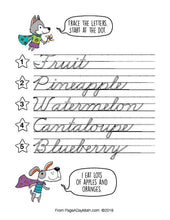 Load image into Gallery viewer, 100 EATS & TREATS Cursive Handwriting Books