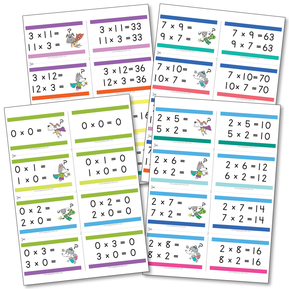 multiplication-flash-cards-printable-multiplication-flash-cards-0-12-page-a-day-math for Free Printable Multiplication Flash Cards 0 12 Multiplication Flash Cards: Printable Multiplication Flash Cards (0-12) – Page A Day Math for Free Printable Multiplication Flash Cards 0 12