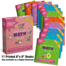 Load image into Gallery viewer, SUBTRACTION | 11 Subtraction Workbooks
