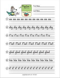 1st and 2nd Grade Spelling Words w/Handwriting Guides - FREE limited-time only - Tell your friends!