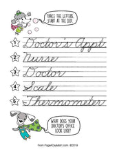 Load image into Gallery viewer, 100 PLACES & SPACES Words Cursive Handwriting Book