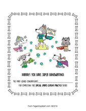 Load image into Gallery viewer, 100 SPECIAL SPORTS Words Print Handwriting Book