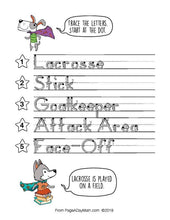 Load image into Gallery viewer, 100 SPECIAL SPORTS Words Print Handwriting Book