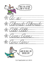 Load image into Gallery viewer, 100 SUPER SIGHT WORDS Cursive Handwriting Book