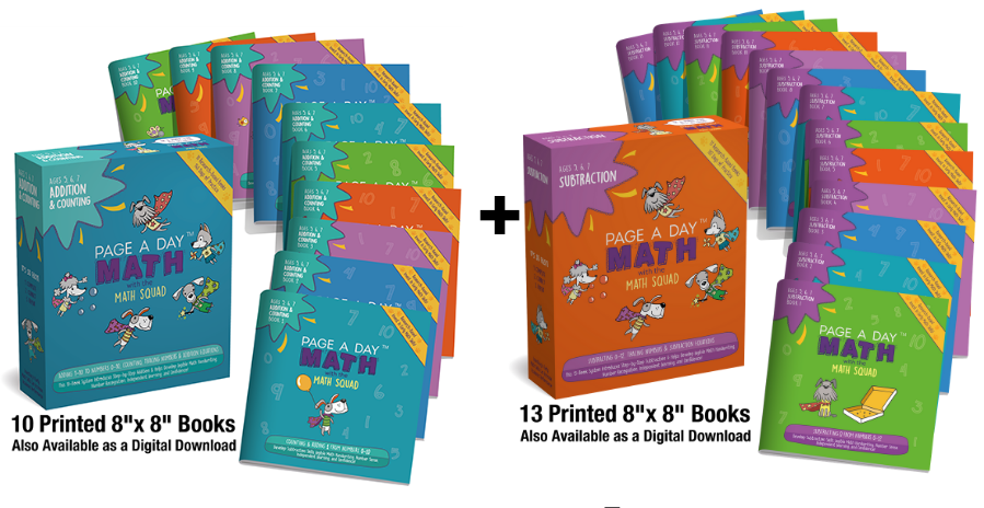 Addition Kit & Subtraction Kit Bundle – Page A Day Math