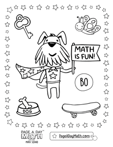 Bonus Series 3 ~ ADDITION & MATH HANDWRITING (Part 2) - Page A Day Math with the Math Squad