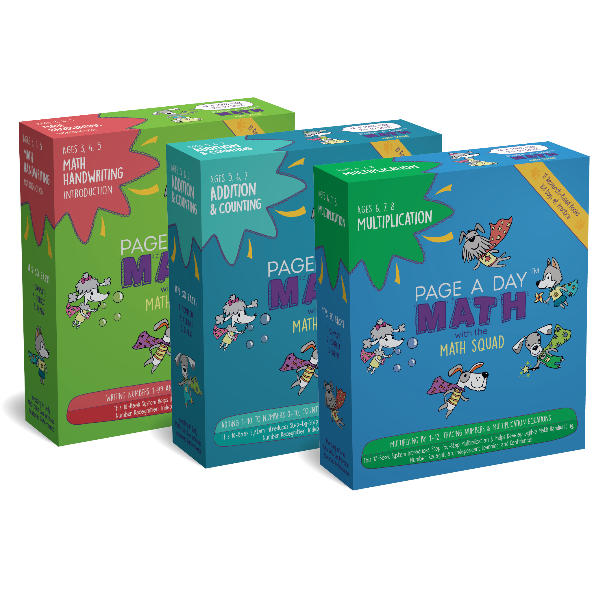 Homeschool BUNDLE | PRE-K MATH STARTER Kit - ADDITION Kit - MULTIPLICA ...