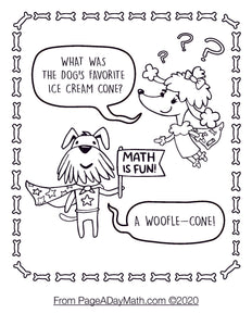 cute cartoon dogs and kids dog jokes for kindergarteners  about ice cream