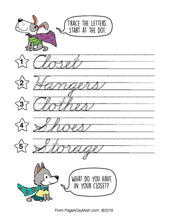 Load image into Gallery viewer, 100 HAPPY HOME Words Print Handwriting Book