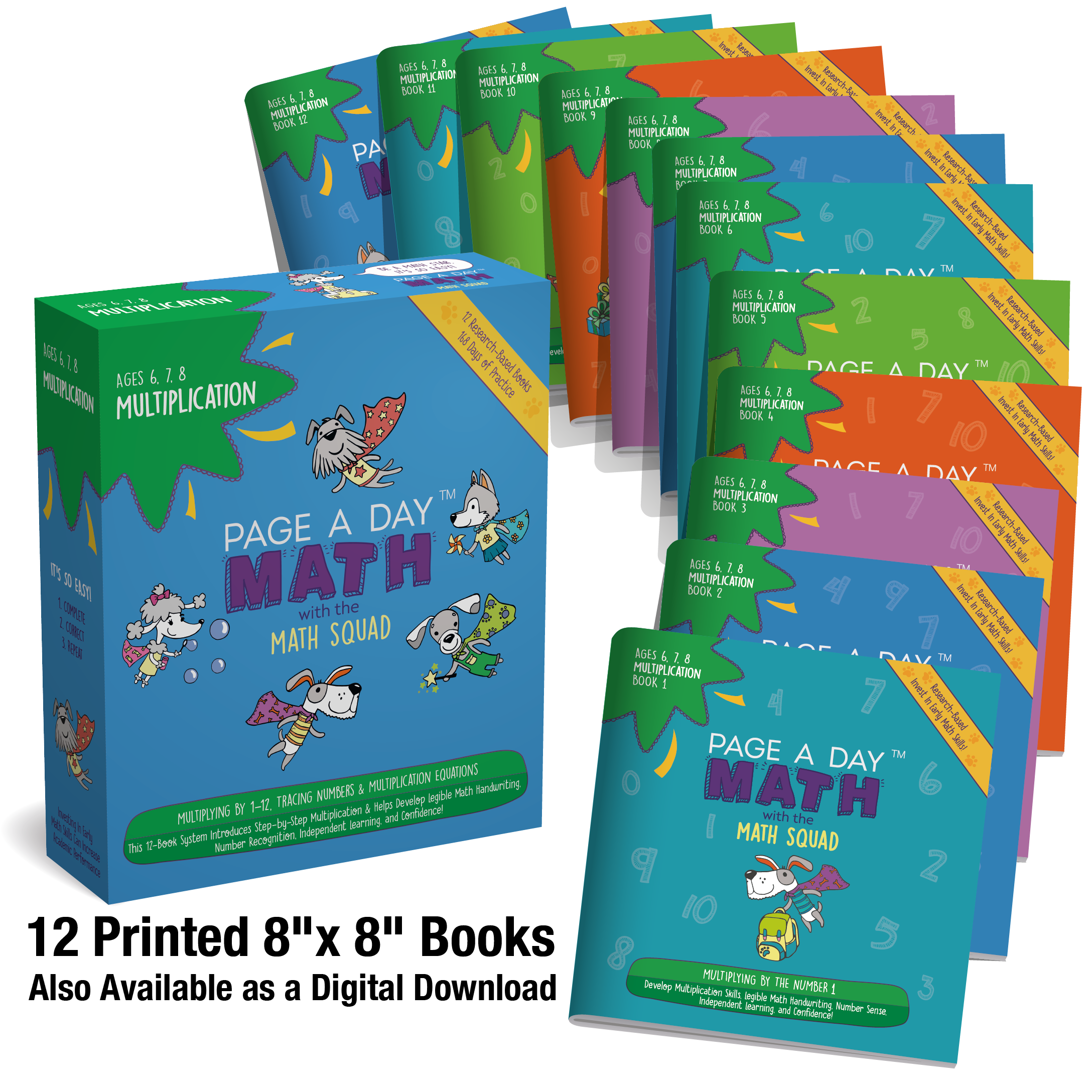 Homeschool BUNDLE | PRE-K MATH STARTER Kit - ADDITION Kit - MULTIPLICA ...