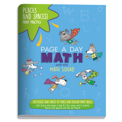 100 PLACES AND SPACES Words Print Handwriting Book