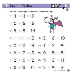 PRE-K/Kindergarten Addition Review Book | up to 10+10=20