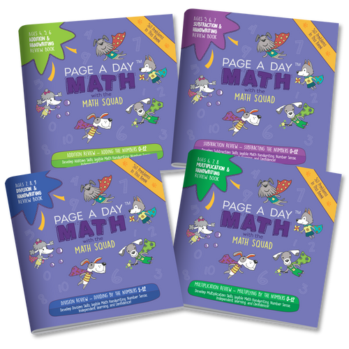 BUNDLE | Review Books Addition Subtraction Multiplication & Division Fluency