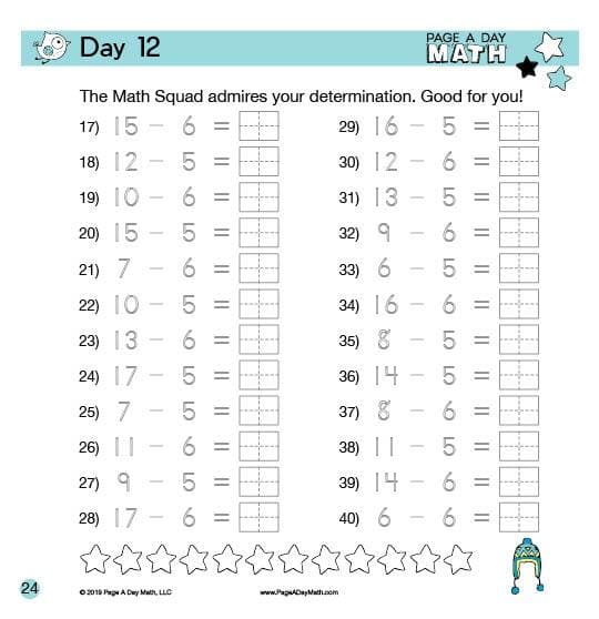 First Grade Subtraction Kit - Fun Subtraction Worksheets & Activities ...