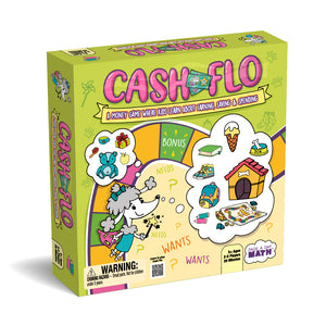 CASH FLO - A Money Game Where Kids Learn About Earning. Saving & Spending (coming soon)